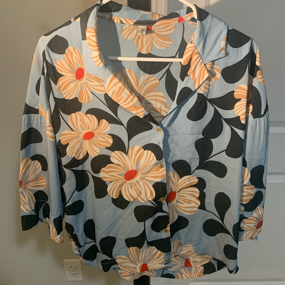 Bali printed oversized Top